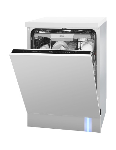 Zmywarka Amica DIM66B7EBONC STUDIO SteamPower MaxiSpace3 Autootwieranie Zawiasy ślizgowe 60cm - zbliżenie