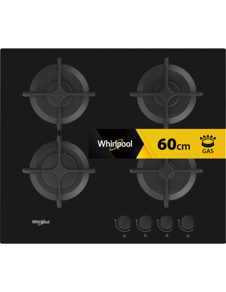 Płyta gazowa Whirlpool AKT 616NB - widok z góry