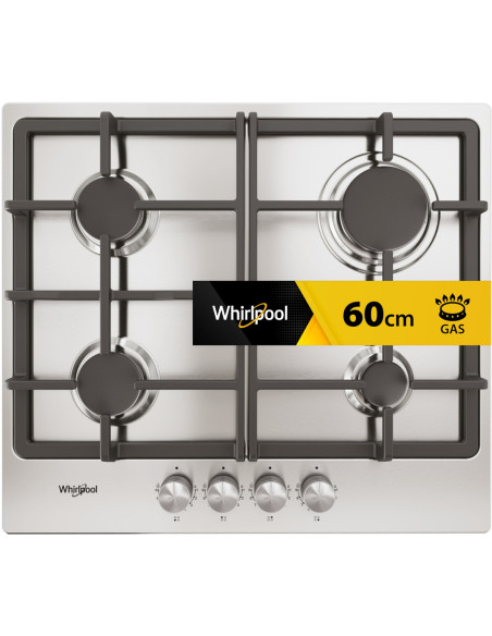 Płyta gazowa Whirlpool TGML 660IX - widok z góry