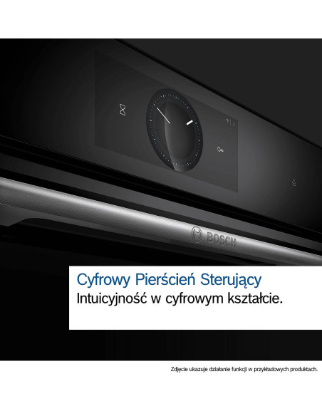 Piekarnik z parowarem Bosch HSG 7584B1 - wnętrze komory