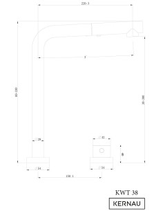Bateria Kernau KWT 38 Window Steel - widok z przodu 2