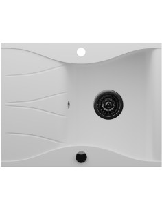 Zlew Kernau KGSO 4565 1B1D Pure White