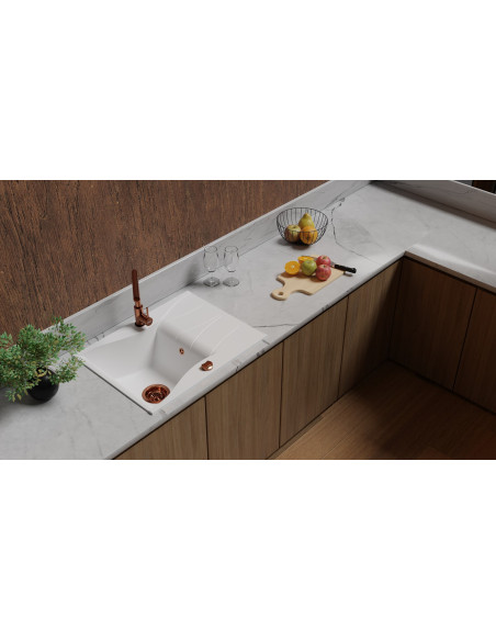 Zlew Kernau KGSO 4565 1B1D Pure White - szczegóły produktu