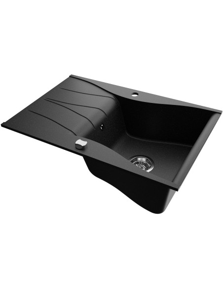 Zlew Kernau KGSO 6078 1B1D Black Metallic - szczegóły produktu