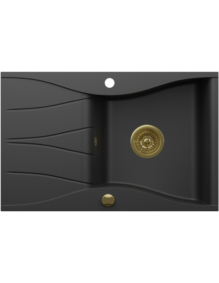 Zlew Kernau KGSO 6078 1B1D Deep Black - szczegóły produktu