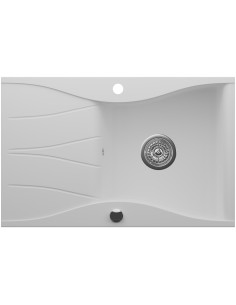 Zlew Kernau KGSO 6078 1B1D Pure White