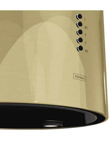 Okap Kernau KCH 0440.1 Gold - panel sterowania gestem