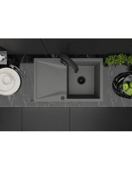 Zlew Kernau KGSJ 5079 1B1D Graphite - szczegóły produktu