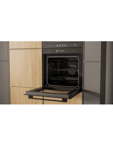 Piekarnik Kernau KBO 1281 TC Gun Metal - panel sterowania