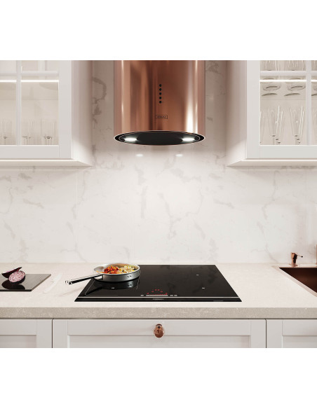 Okap Kernau KCH 0440.1 Copper - panel sterowania gestem