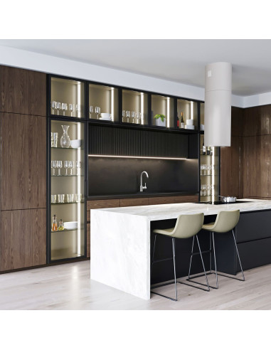Okap Kernau KCH 0440.1 W Island - panel sterowania gestem