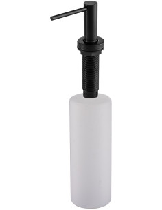 Dozownik do płynu Kernau KSD 02.1 MattBlack - widok z przodu