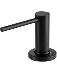 Dozownik do płynu Kernau KSD 02.1 MattBlack - widok z przodu 2