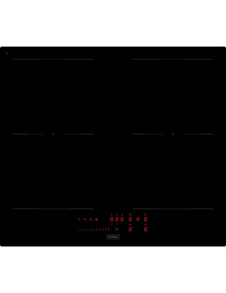 Płyta ind Kernau KIH 6435-1-4B BL Kitchen C - strefy grzewcze