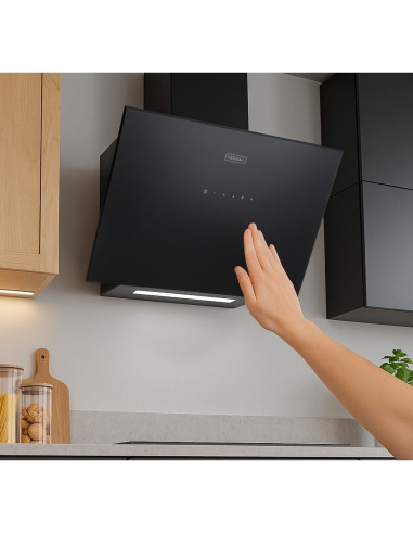 Okap Kernau KCH 0260 B Gesture Open - widok z boku