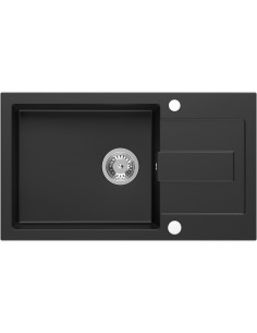 Zlew Kernau KGS K 6078 1B1D Deep Black - widok z przodu 2