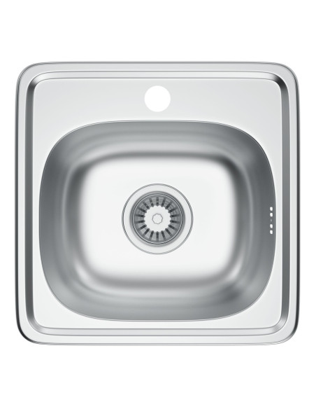 Zlew Kernau KSS M 3538 1B Satin - widok z przodu