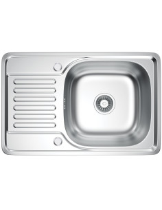 Zlew Kernau KSS M 4566 1B1D Satin - widok z przodu