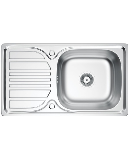 Zlew Kernau KSS M 4576 1B1D Satin - widok z przodu