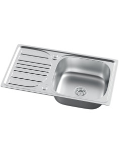 Zlew Kernau KSS M 4576 1B1D Satin - widok z przodu 2