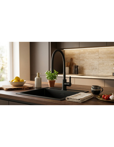 Bateria Kernau KWT 29.1 Elastic Matt Black - widok z boku