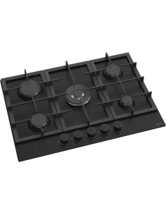 Płyta gazowa Kernau KGH 7523 T CI MattBlack - widok z góry 2
