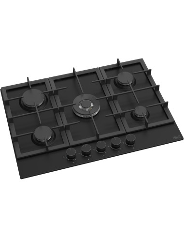Płyta gazowa Kernau KGH 7523 T CI MattBlack - strefy grzewcze