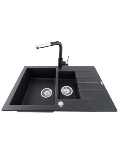 Zlew Kernau KGSA 6079 1,5B1D Graphite - szczegóły produktu
