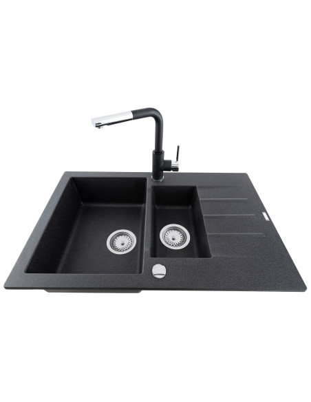 Zlew Kernau KGSA 6079 1,5B1D Graphite - szczegóły produktu
