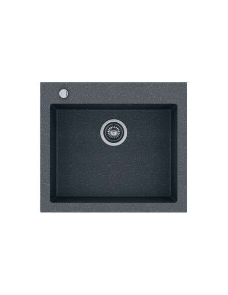 Zlew Kernau KGSH 60 1B Graphite 16604 - widok z boku
