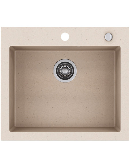 Zlew Kernau KGSH 60 1B Sand 16601 - widok z przodu