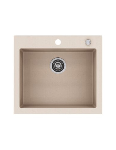Zlew Kernau KGSH 60 1B Sand 16601 - widok z boku