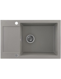 Zlew Kernau KGSH 6078 1B1D Grey Metallic