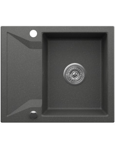 Zlew Kernau KGSJ 4559 1B1D Graphite - widok z przodu
