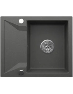 Zlew Kernau KGSJ 4559 1B1D Graphite - widok z przodu 2