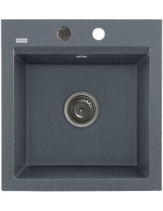 Zlew Kernau KGSM 45 1B Graphite - widok z przodu