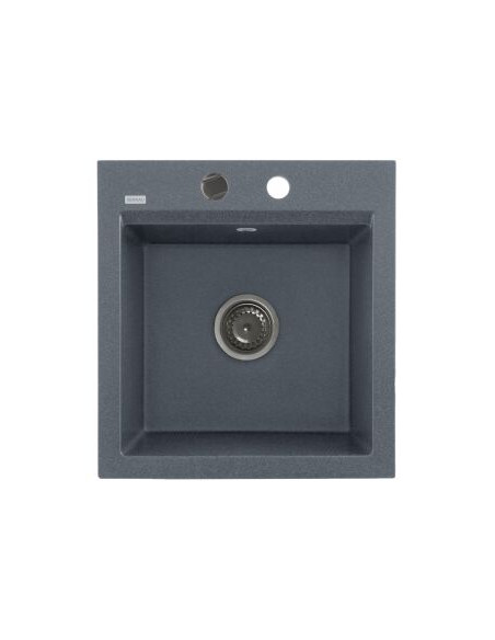 Zlew Kernau KGSM 45 1B Graphite - widok z boku