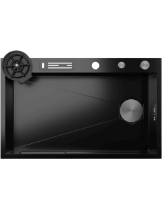 Zlew Kernau KSSF 80 1B Gun Metal - widok z przodu 2