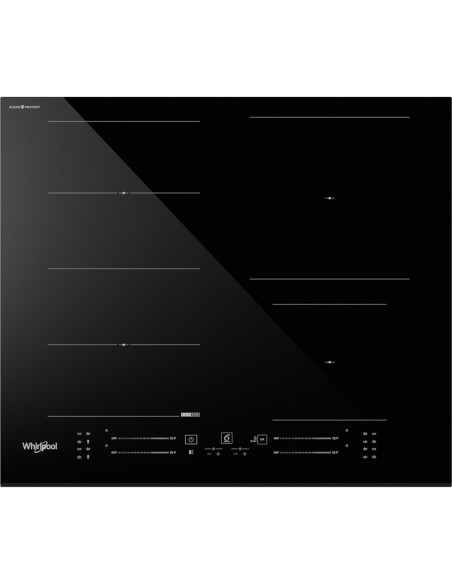 Płyta indukcyjna Whirlpool WFS 5060CPBF - strefy grzewcze