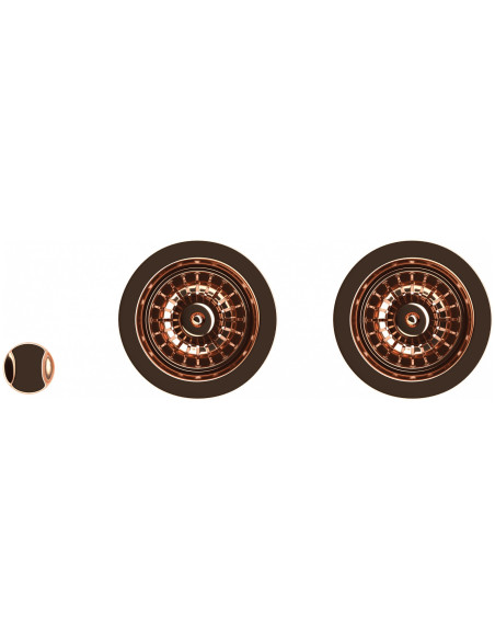 Komplet od Kernau KS-SS 2B Rose Copper Nano - widok z przodu